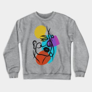 Sexy colored girl Crewneck Sweatshirt